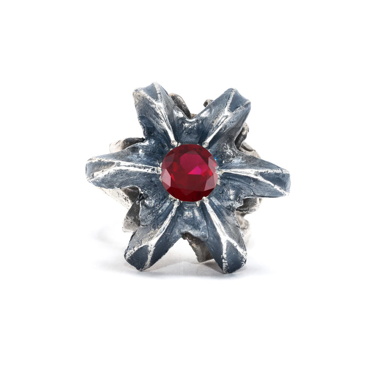 .45 Caliber Large Bullet Trophy Ring / ALL STERLING SILVER Band Sizes 5-7.5