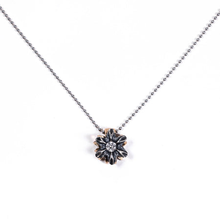 .380 Caliber Small Bullet Pendant / Sterling Silver Bead Chain