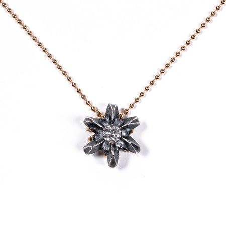 .45 Caliber Large Bullet Pendant / 14K Yellow Gold FILLED Bead Chain