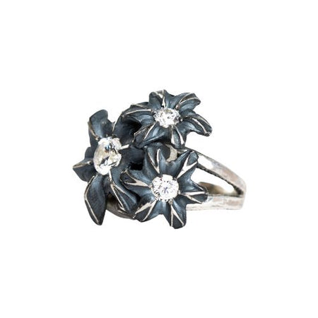 Bullet Cluster Ring / ALL STERLING SILVER Sizes 11-13