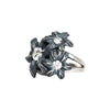 Cluster Ring / ALL STERLING SILVER Sizes 8-10.5