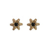 9mm Small Bullet Plume Earrings /  ALL 14K GOLD