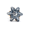 .45 Caliber Large Bullet Trophy Ring / Sterling Silver Band + Stone