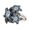 Cluster Ring / Sterling Silver Band Sizes 5-7.5