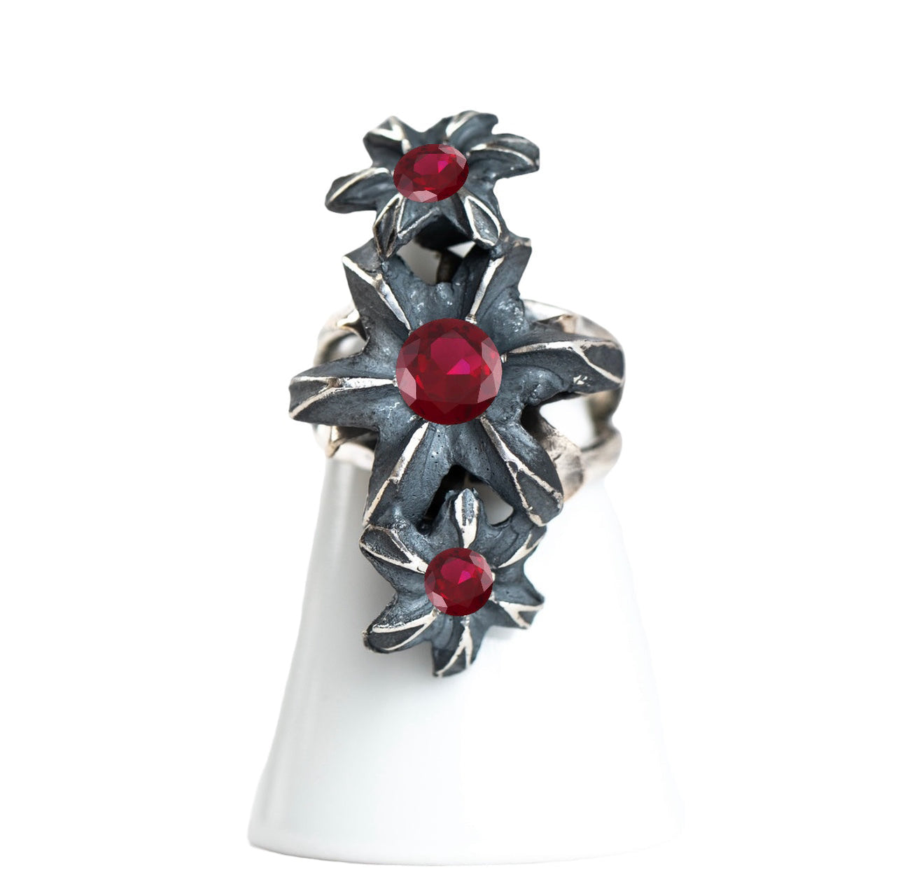 Vertical Ring / ALL STERLING SILVER Sizes 5-7.5 – Bullet Bloom