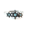 Triple Bloom Bracelet / ALL STERLING SILVER
