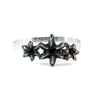 Triple Bloom Bracelet / ALL STERLING SILVER