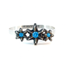 Triple Bloom Bracelet / ALL STERLING SILVER