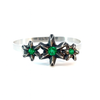 Triple Bloom Bracelet / ALL STERLING SILVER