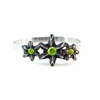 Triple Bloom Bracelet / ALL STERLING SILVER