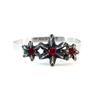 Triple Bloom Bracelet / ALL STERLING SILVER