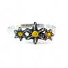 Triple Bloom Bracelet / ALL STERLING SILVER