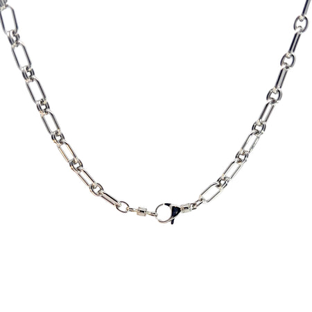 Large Paperclip Chain / Sterling Silver