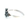 Triple Bloom Bracelet / ALL STERLING SILVER