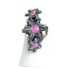 Vertical Ring / Sterling Silver Band Sizes 11-13