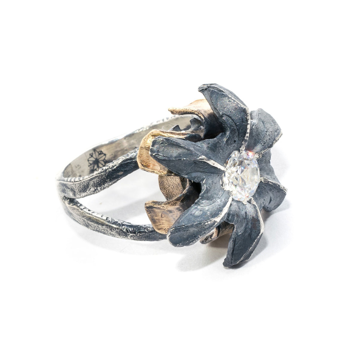 .45 Caliber Ring | Sterling Silver + Stone | Handmade Women's Jewelry ...